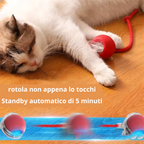 Palla per gatti interattiva automatica