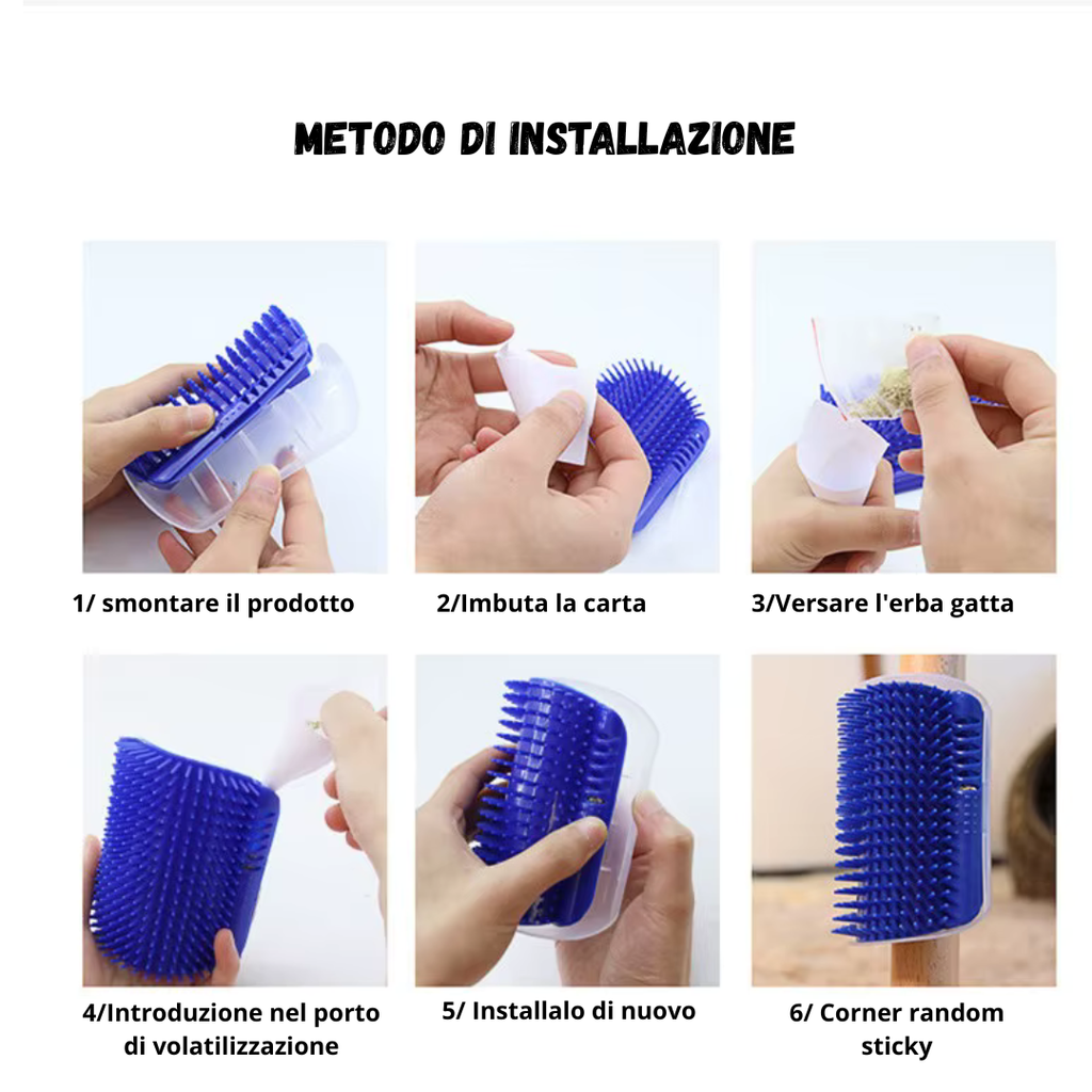 Spazzola Massaggiante Antipelo