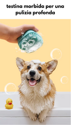 Guanti da massaggio per cane e gatto