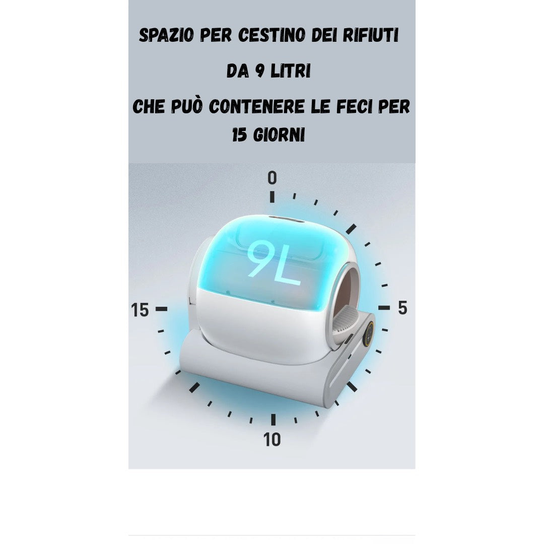 Lettiera per gatti automatica