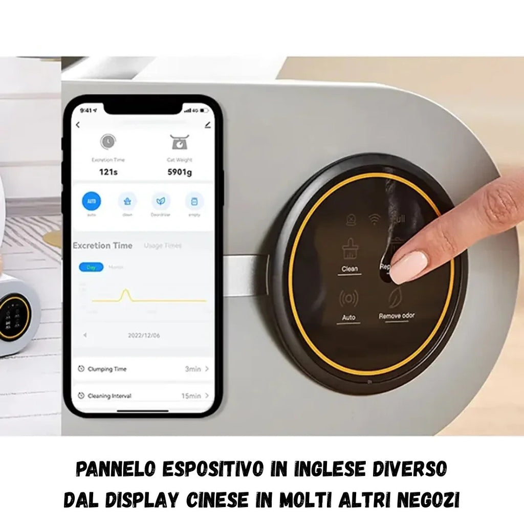 Lettiera per gatti automatica