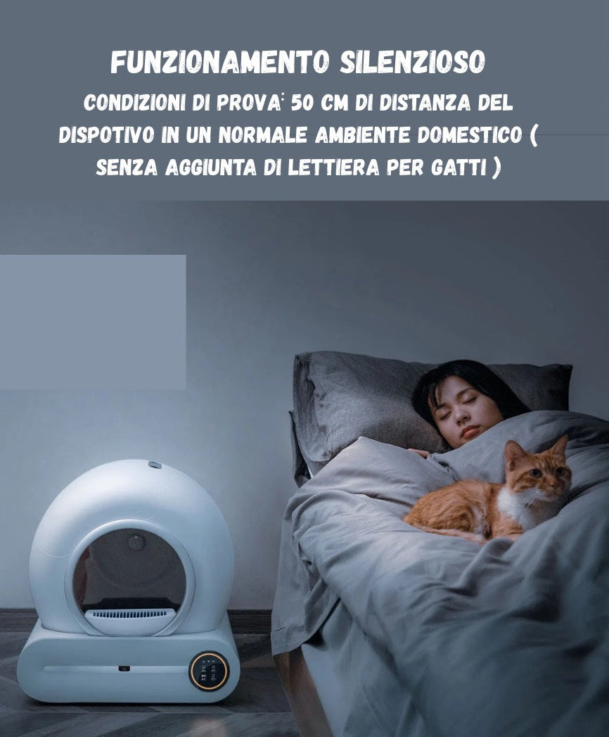 Lettiera per gatti automatica